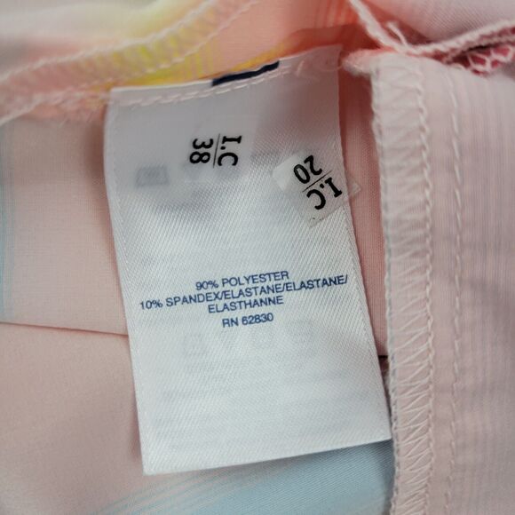 Lands end 3x button down shirt long sleeve blouse womens plus 3631 top - Picture 9 of 10